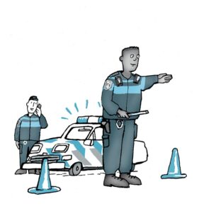 Bij de politie (1)